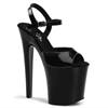 Pleaser - XTREME809 Sandale à bride à la cheville, Pole dance chaussures - Chaussures de pole dance - Noir Product image